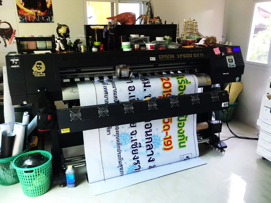 Designed for outdoor and indoor use, our shadow-faced PVC stickers feature special adhesive and are printed in high detail with Eco-solvent Grade 2 inks. They guarantee colorfastness for over 10 years indoors.