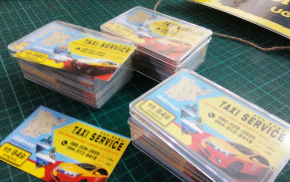 ผลงานนามบัตร 1 แท็กซี่สมุย2