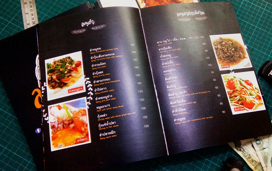 ผลงานเมนู 1 เมนูอาหาร2