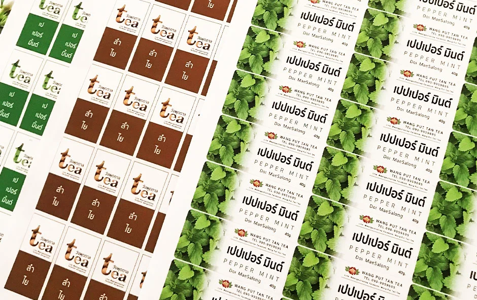 แบบสติ๊กเกอร์ฉลากสินค้า