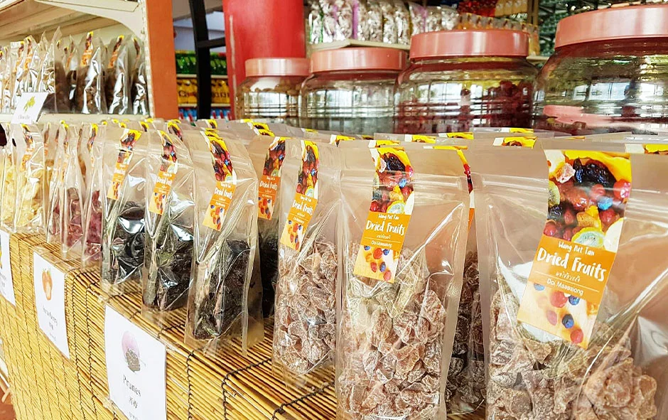 ชุดงานฉลากสินค้าชุดที่ 1 วังพุดตาล ผลไม้อบแห้ง2