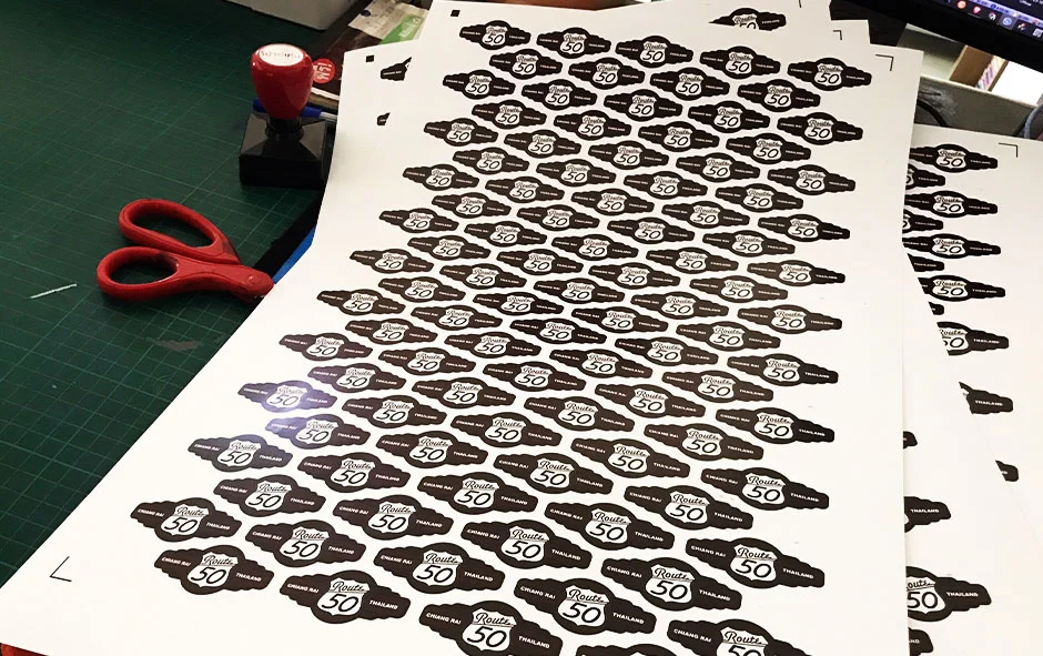 ชุดงานฉลากสินค้าชุดที่ 3 Route 50