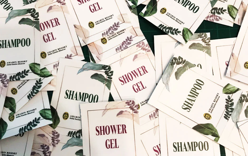 ชุดงานฉลากสินค้าชุดที่ 3 อัมรินรีสอร์ต